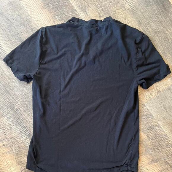 James Perse Men’s V-Neck T-Shirt • Size 0 • Japanese Cotton • Black - Picture 2 of 4